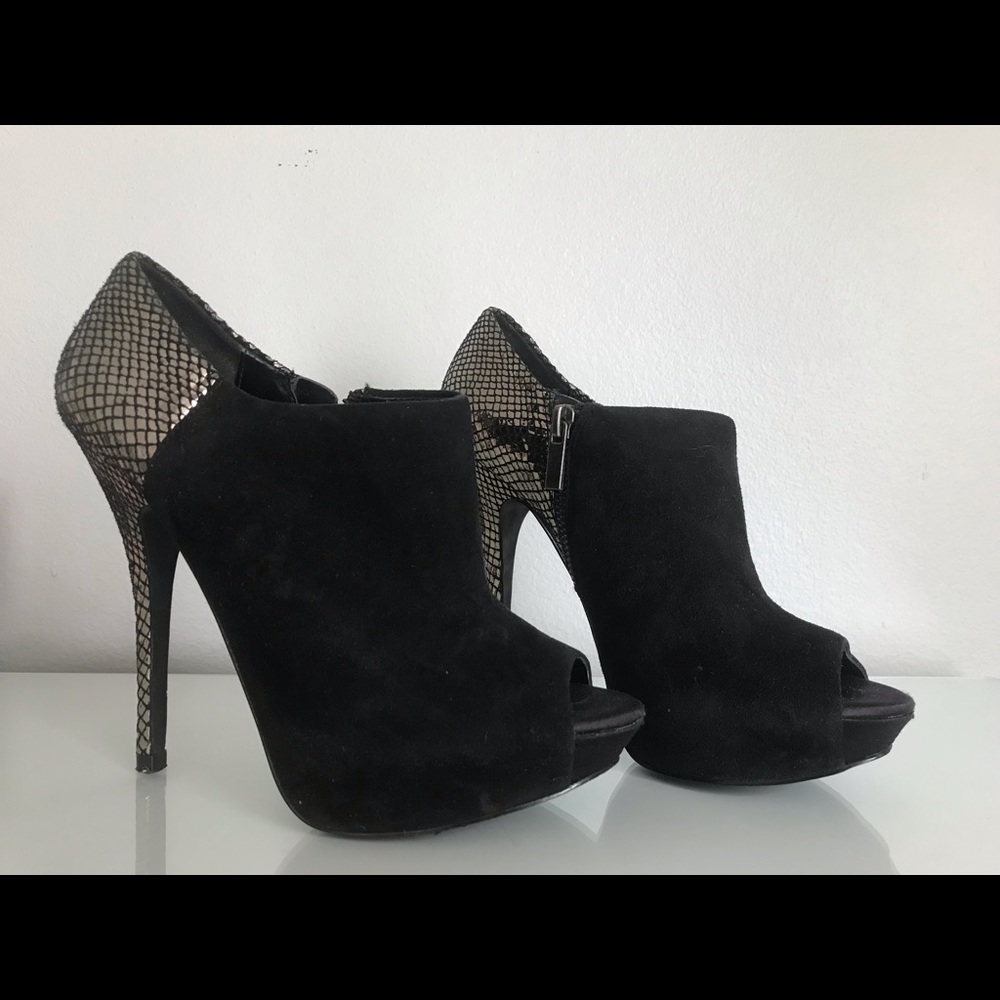 Aldo Open Toe Booties